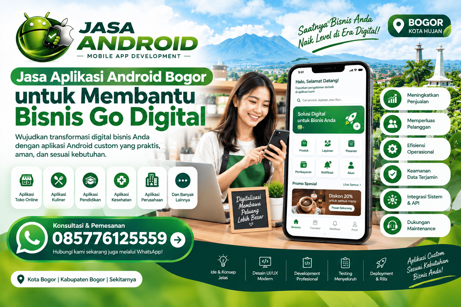 Jasa Aplikasi Android Bogor untuk Membantu Bisnis Go Digital